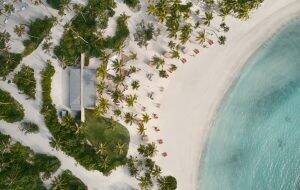 Aerial view of Patina Maldives