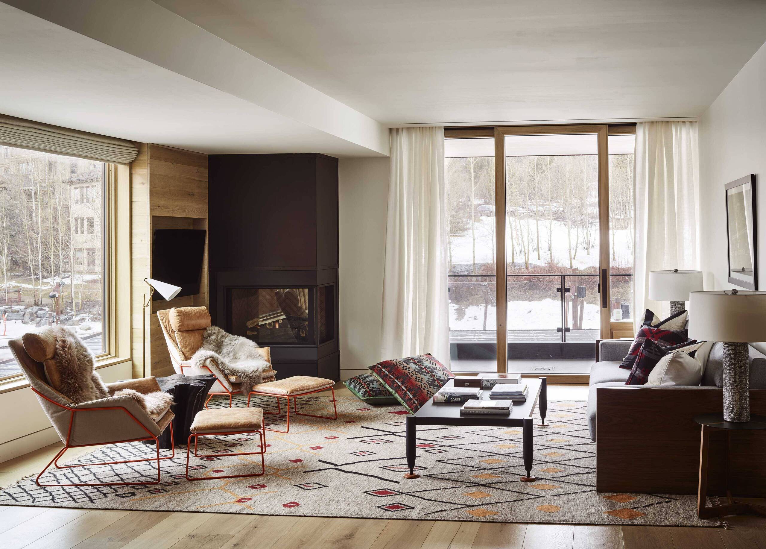 Caldera House Yellowstone living room