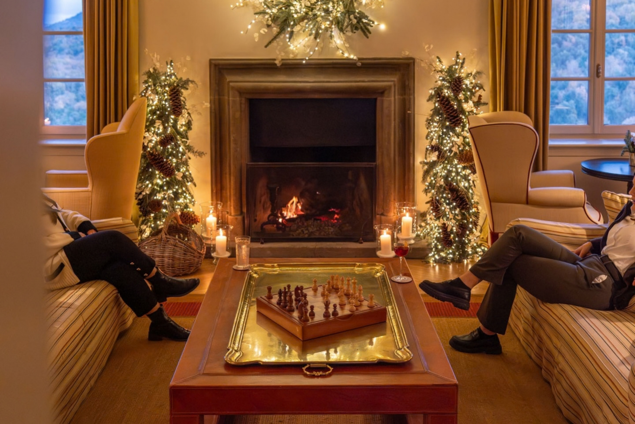 rosewood castiglion del bosco living room